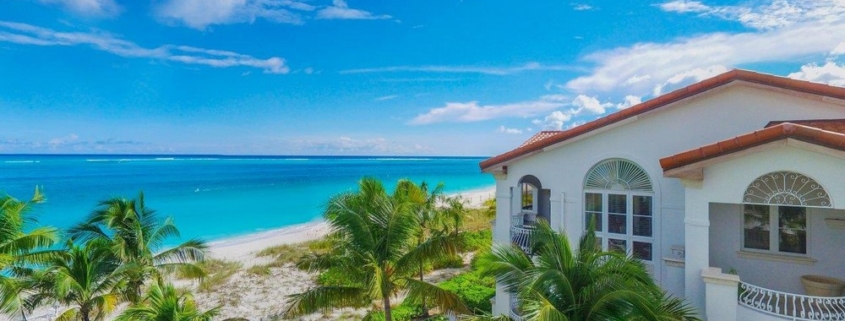 mansions-resort-grace-bay-beach-turks-caicos-drone view