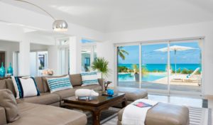 living room view milestone villa purchasing real estate turks caicos