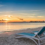 crystal-sands-luxury- beachfront-villa-turks-caicos-real-estate-sunset view