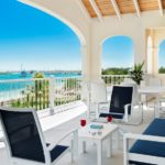 beachfront-sunrise-villa-turks-caicos-upper level balcony seating