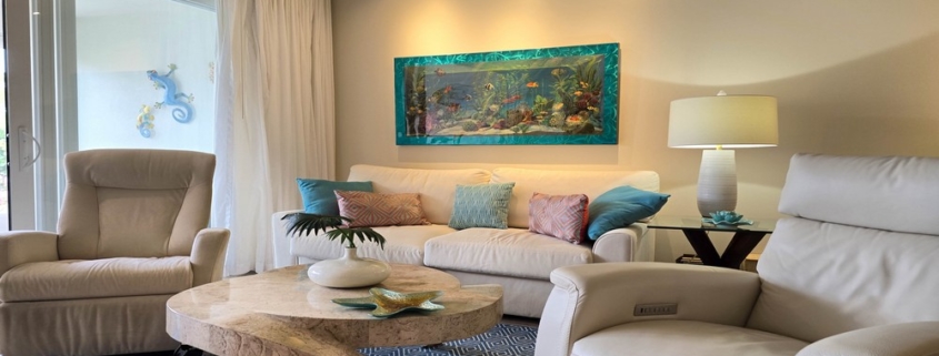 grace-bay-beach-condo-ocean-club-west-suite-513-living area