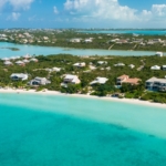 coconut-beach-villa-turks-caicos drone view of location