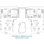 coconut-beach-villa-turks-caicos site plan of property
