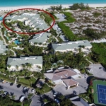 sands-resort-grace-bay-one-bedroom-penthouse-drone view showing location proximity to beach