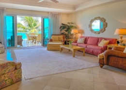 pinnacle-suite-303-3-bed-grace-bay-beachfront-condo living room view