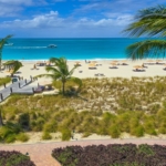 pinnacle-suite-303-3-bed-grace-bay-beachfront-condo balcony north shore view