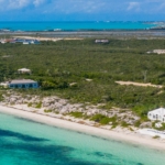 turks-caicos-land-long-bay beach drone view