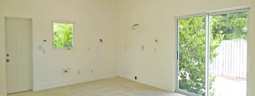 turks-caicos-house-for-sale-leeward-interior view showing kitchen hook up