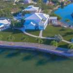 waterfront-turks-caicos-homes-for-sale-palm-point drone view of property