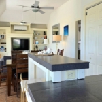 waterfront-turks-caicos-homes-for-sale-palm-point-upper level apartment kitchen island view