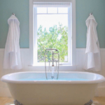 providenciales-oceanfront-home-chalk-sound ocean view primary bathroom tub