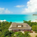 providenciales-oceanfront-home-chalk-sound drone view of property