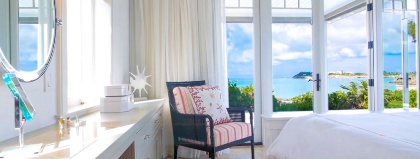 providenciales-oceanfront-home-chalk-sound ocean view primary bedroom suite