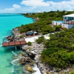 turks-caicos-waterfront-villa-alainn-chalk-sound drone view of property