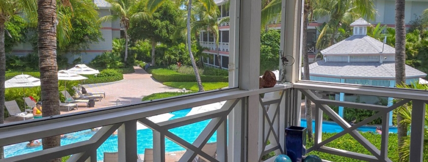 ocean-club-resort-grace-bay-beach-2-bedroom-condo suite 8203 balcony view