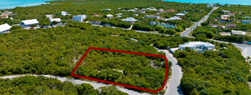 sugar-apple-lane-leeward-residential-lot-close view with outline of boundaries