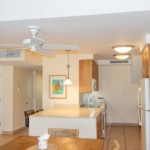 penthouse-suite-535-ocean-club-west-view from dining area to kitchen