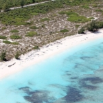 north-caicos-turks-caicos-beachfront-lot-pumpkin-bluff drone view of beach