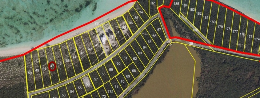 north-caicos-turks-caicos-beachfront-lot-pumpkin-bluff-cadastral map view of block