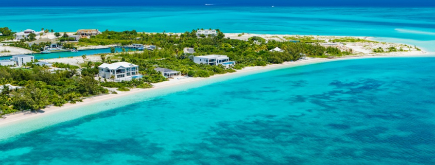 beachfront-sunrise-villa-turks-caicos-real-estate-drone view