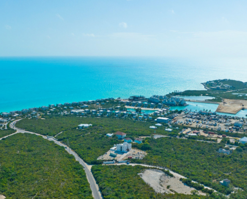 latest-turks-caicos-luxury- developments-south-bank-drone view