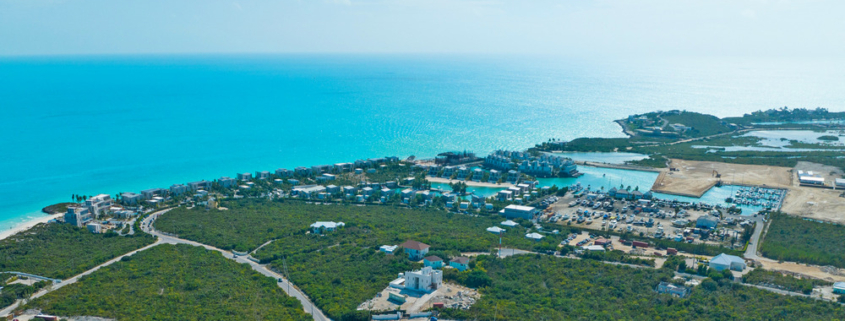 latest-turks-caicos-luxury- developments-south-bank-drone view