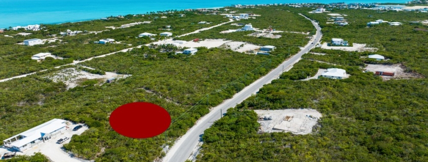 one-acre-long-bay-home-site-overhead drone view