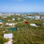 turks-caicos-canal-front-discovery-bay-lot-overhead drone view