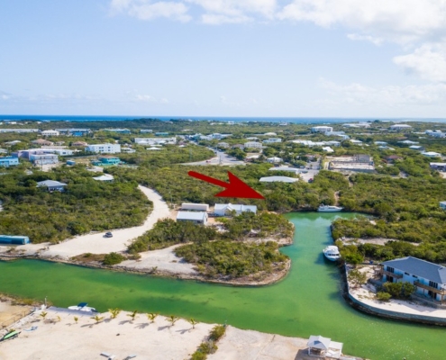 turks-caicos-canal-front-discovery-bay-lot-view of canal system