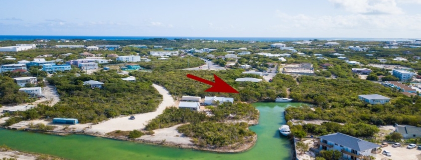 turks-caicos-canal-front-discovery-bay-lot-view of canal system