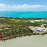 turks-caicos-waterfront-turtle-tail-home-site-drone view of coastline