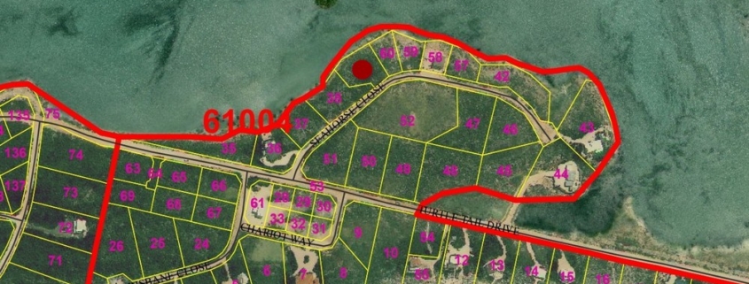 turks-caicos-waterfront-turtle-tail-home-site-cadastral map view