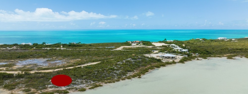 turks-caicos-waterfront-turtle-tail-home-site-drone view showing location