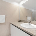 Le-Vele-suite-301-grace-bay-beachfront-condominium-second bedroom ensuite bathroom