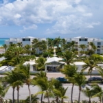 Le-Vele-suite-301-grace-bay-beachfront-condominium-drone view of property