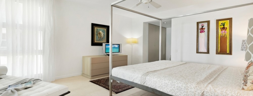 Le-Vele-suite-301-grace-bay-beachfront-condominium-primary bedroom view