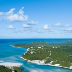 north-caicos-beachfront-villa-site-drone view