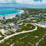 drone view grace-bay-commercial-land next to Graceway gourmet