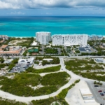 drone view grace-bay-commercial-land next to Graceway gourmet