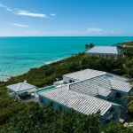 le-mer-turtle-tail-oceanfront-villa-drone view from back of villa