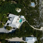 le-mer-turtle-tail-oceanfront-villa-overhead drone view of property