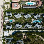 ocean-club-1-bedroom-condo-suite-overhead resort drone view
