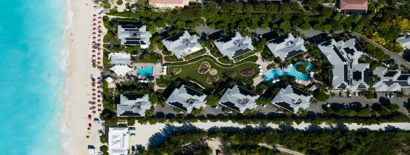 ocean-club-1-bedroom-condo-suite-overhead resort drone view