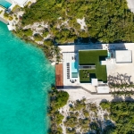 casa-verde-luxury-turks-caicos-canal-estate-drone view of property