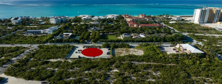 commercial-grace-bay-development-site-princess-drive-drone view