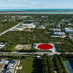 commercial-grace-bay-development-site-princess-drive-drone view showing entrance to the Palms