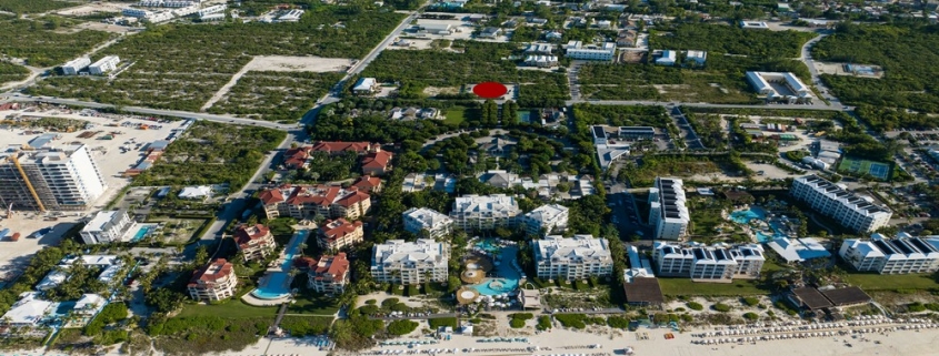 commercial-grace-bay-development-site-princess-drive-drone view from ocean