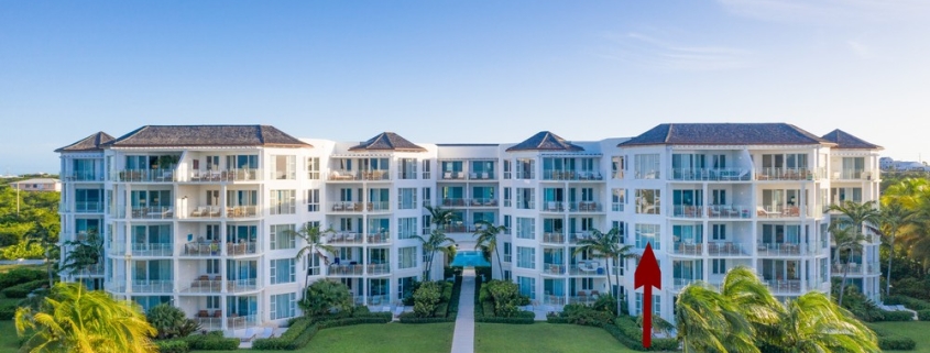 grace-bay-beachfront-west bay club suite drone view showing location