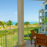 grace-bay-beachfront-1 bedroom-condo-suite 304-balcony view