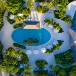 grace-bay-beachfront-west bay club pool overhead view